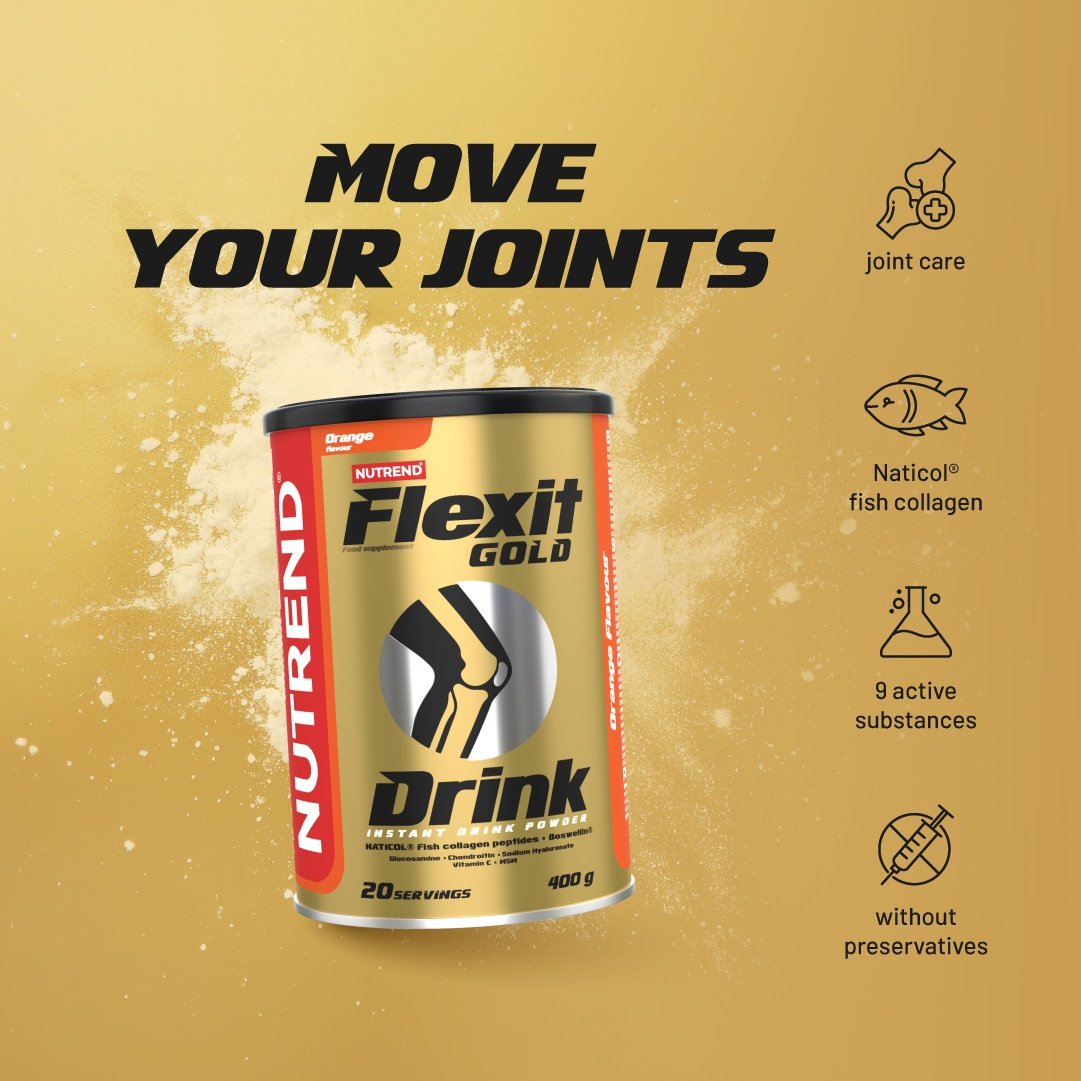 Nutrend Flexit Gold Drink – 400 grammi faktid