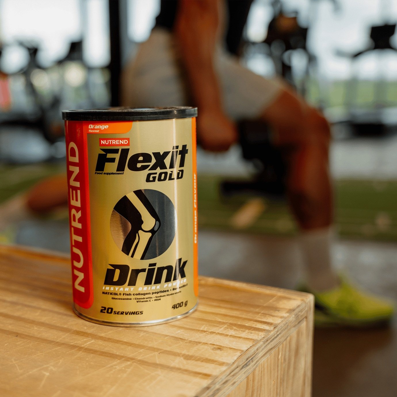 Nutrend Flexit Gold Drink - 400 grammi apelsini