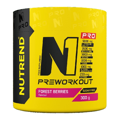 Nutrend N1 Pro Pre-Workout – 300 grammi soodsalt