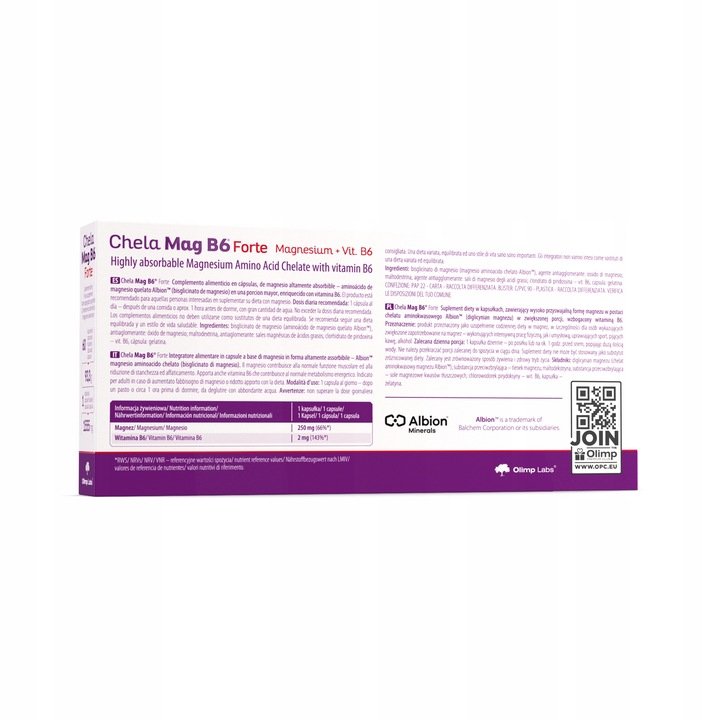 Olimp Chela-Mag B6® Forte 60 kapsli koostis