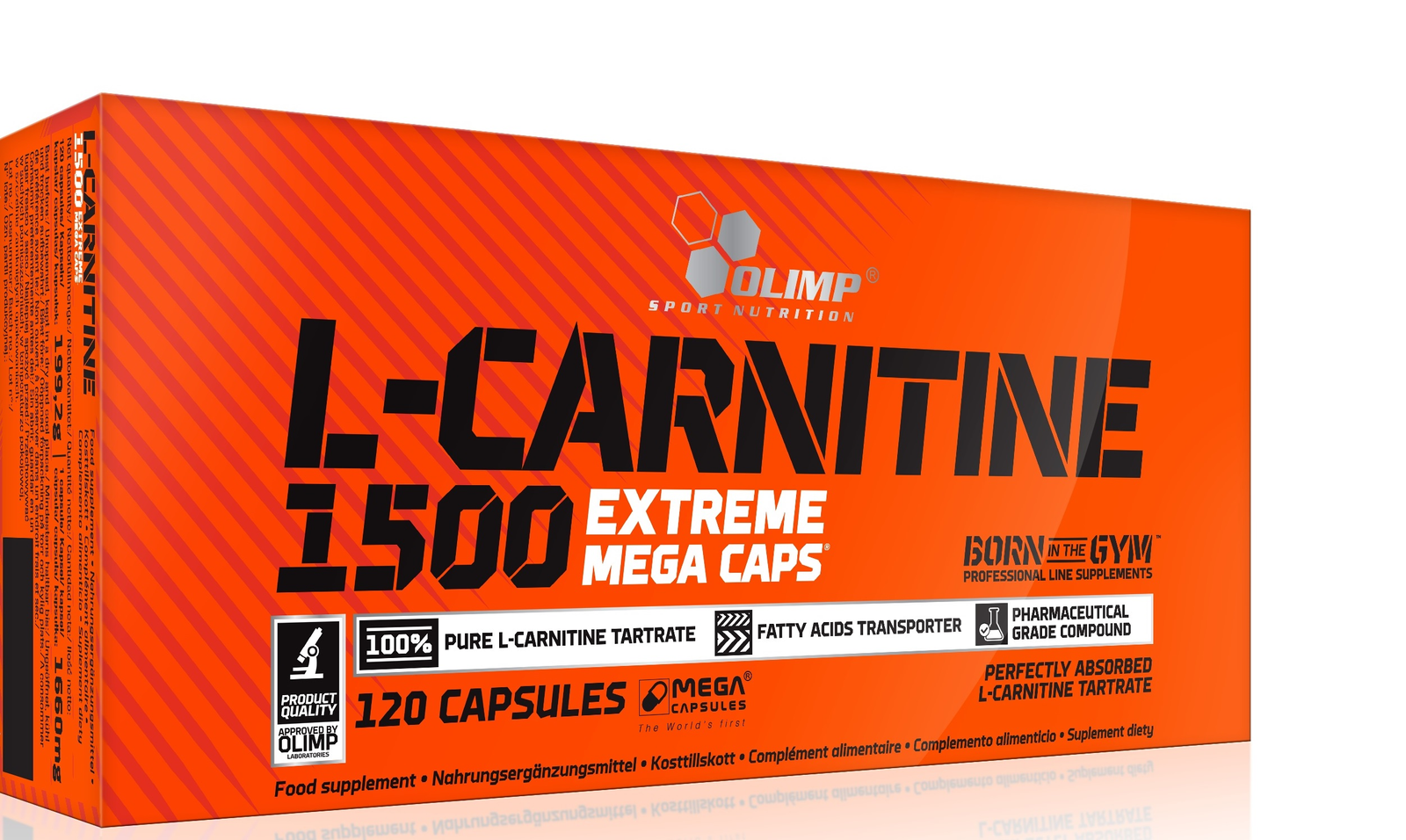Olimp Nutrition L-Carnitine 1500 Extreme hind - 120 kapslit