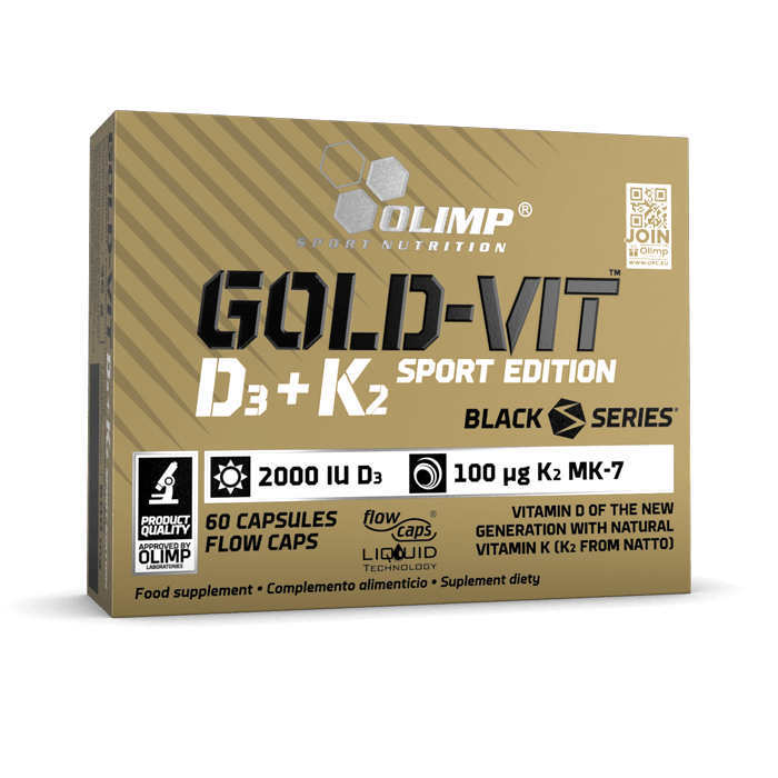 Olimp® Gold-Vit™ D3+K2 Sport Edition 60 kork. hind