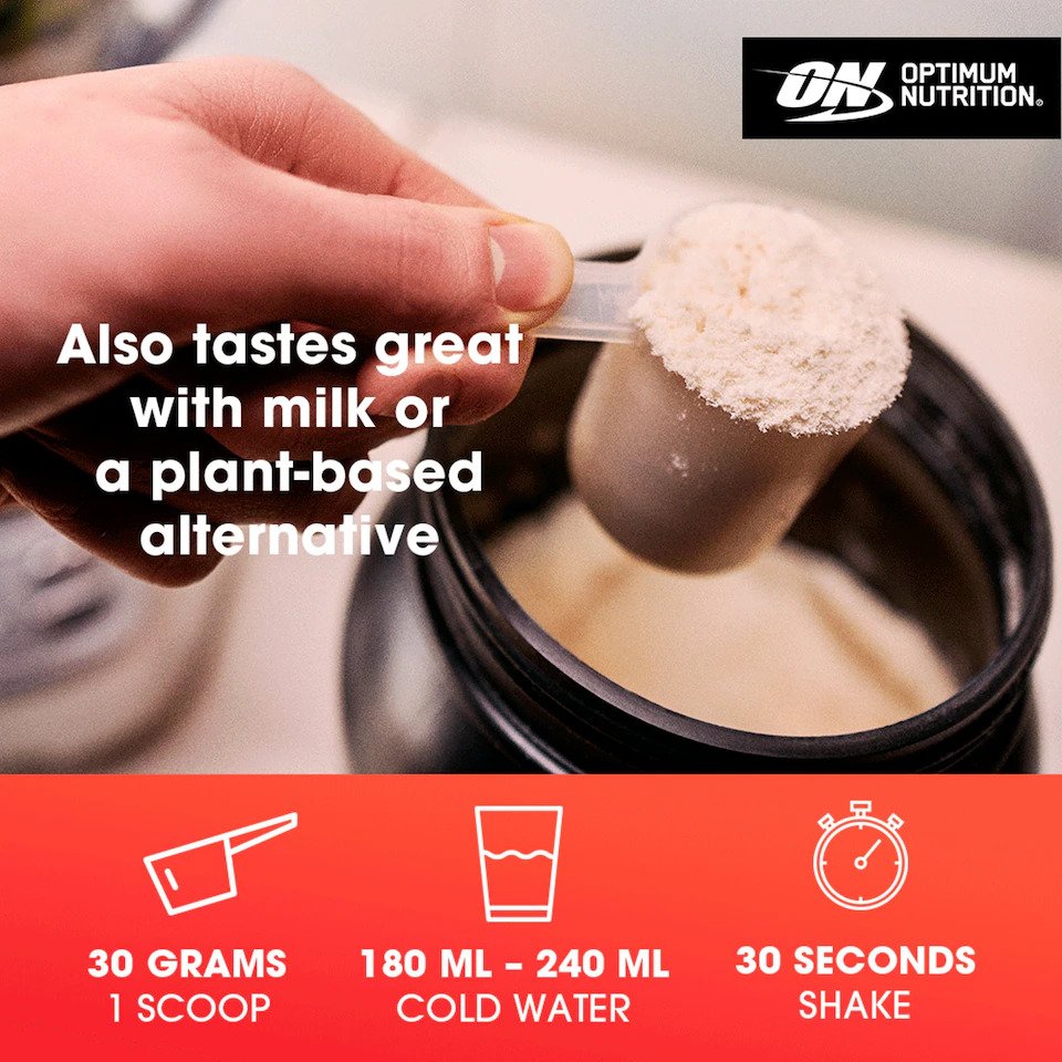 Consumption of ON Optimum Nutrition 100_ Whey Gold Standard-450g