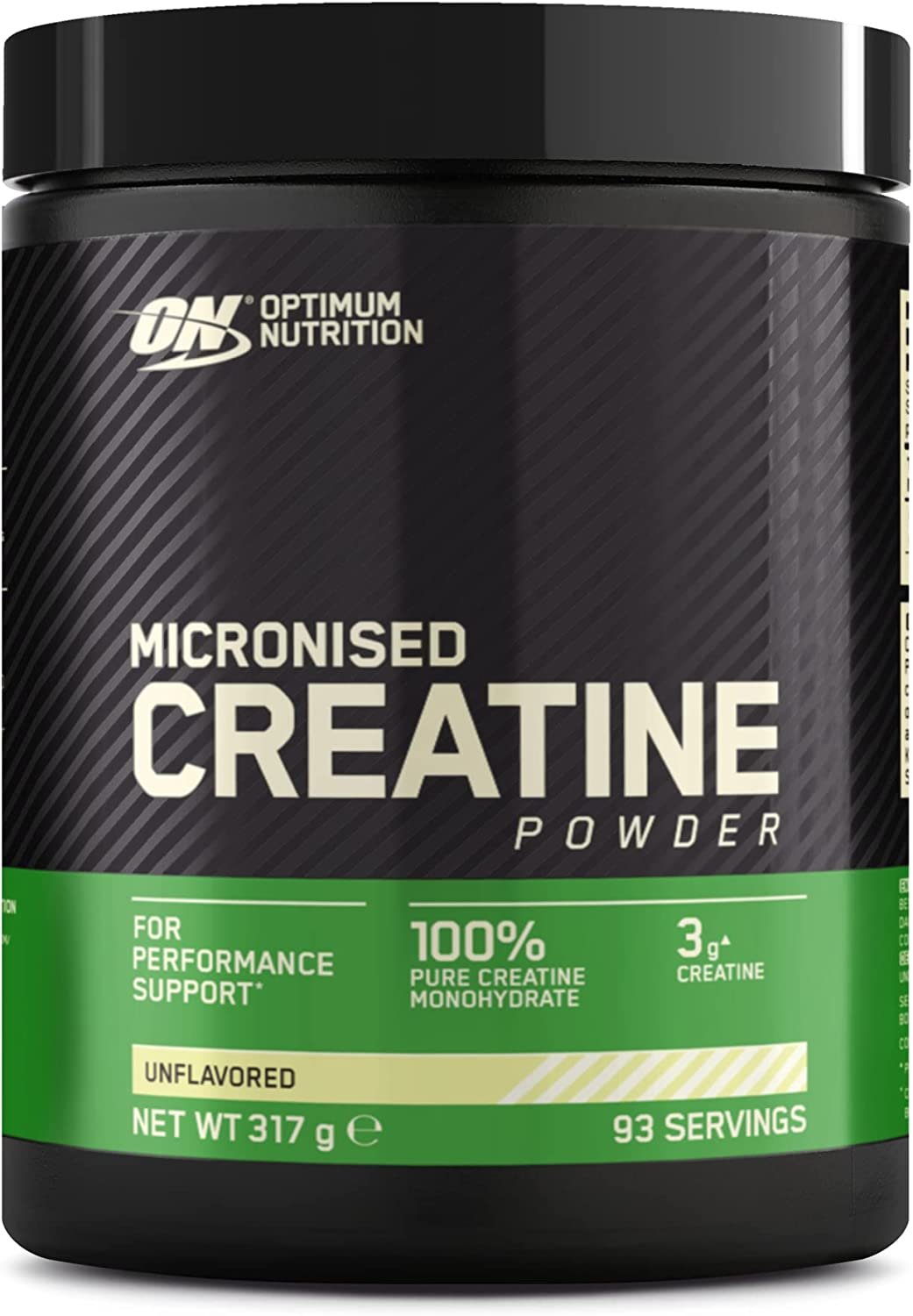 Optimum Nutrition Micronized Creatine Powder 317g hind