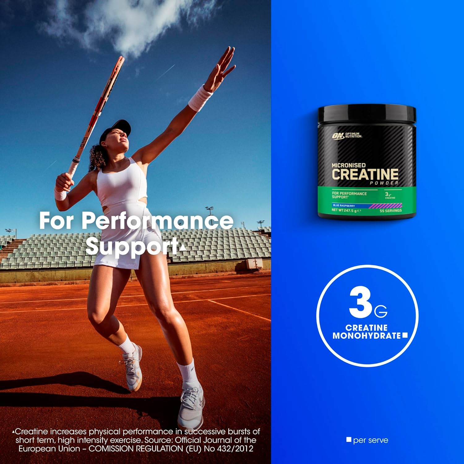 Optimum Nutrition Micronised Creatine Powder 247.5 g