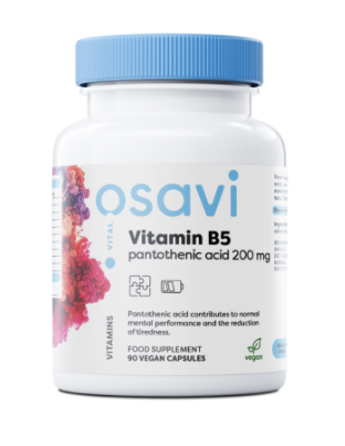 Osavi Pantoteenhape B5 200 mg 90 vcaps hind