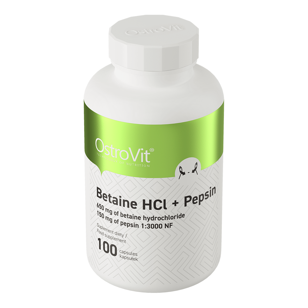 OstroVit-Betain-HCl-Pepsin-100-kapslit-hinnakampaania pudel