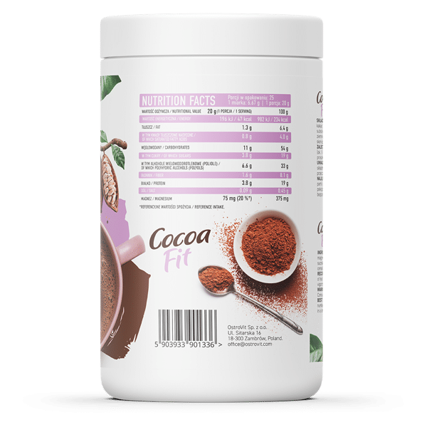 OstroVit-Cocoa-Fit-500-g-composition