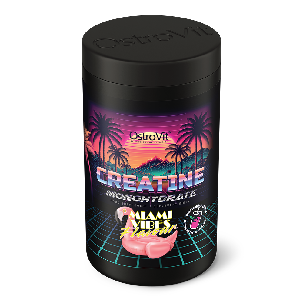 OstroVit Creatine Monohydrate 500 g Miami Vibes kampaania