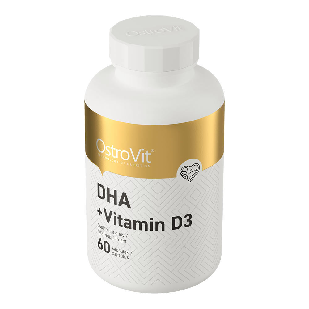 OstroVit DHA + vitamiin D3 60 kapslit soodsalt