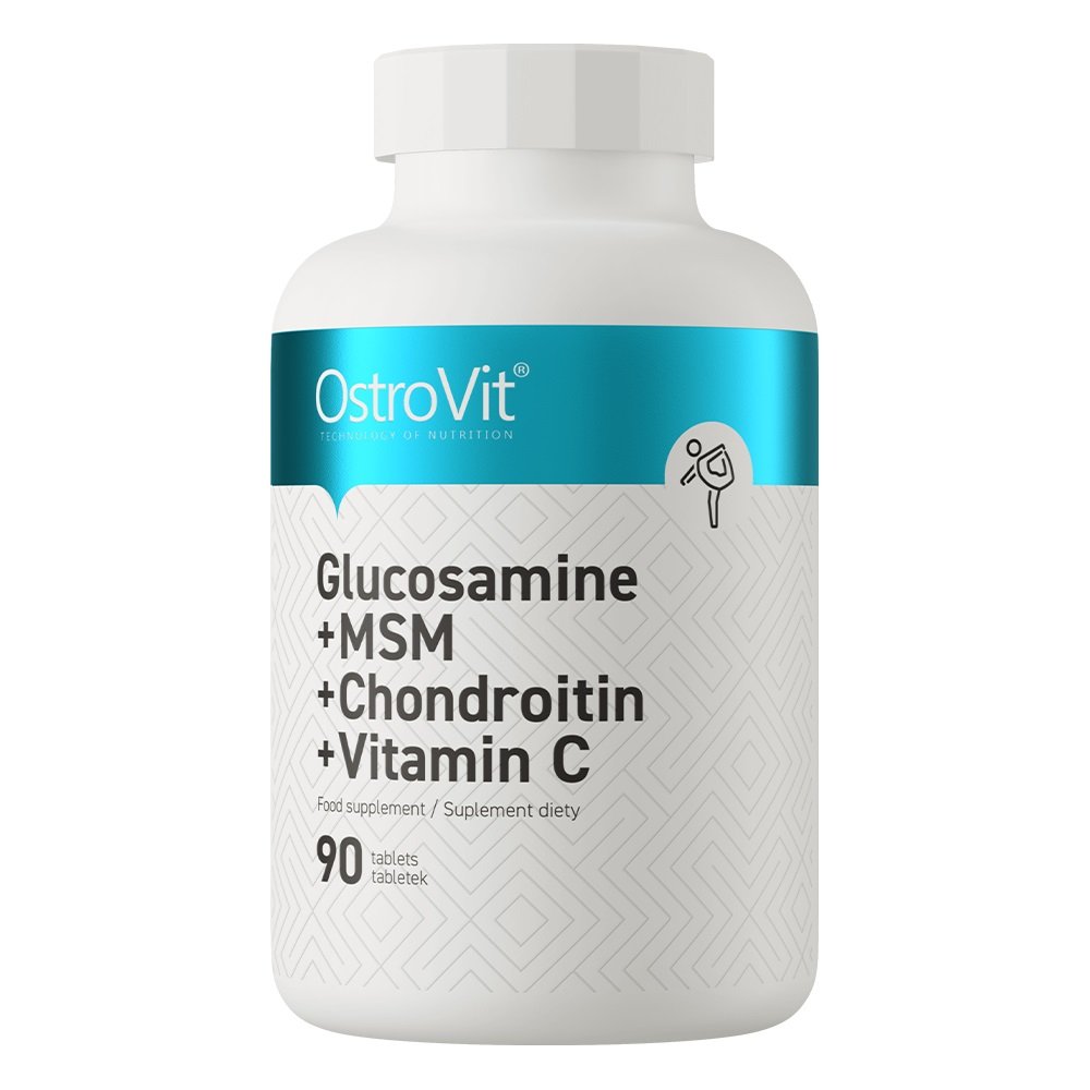 OstroVit Glükoosamiin + MSM + Kondroitiin + C-vitamiin 90 tabletid