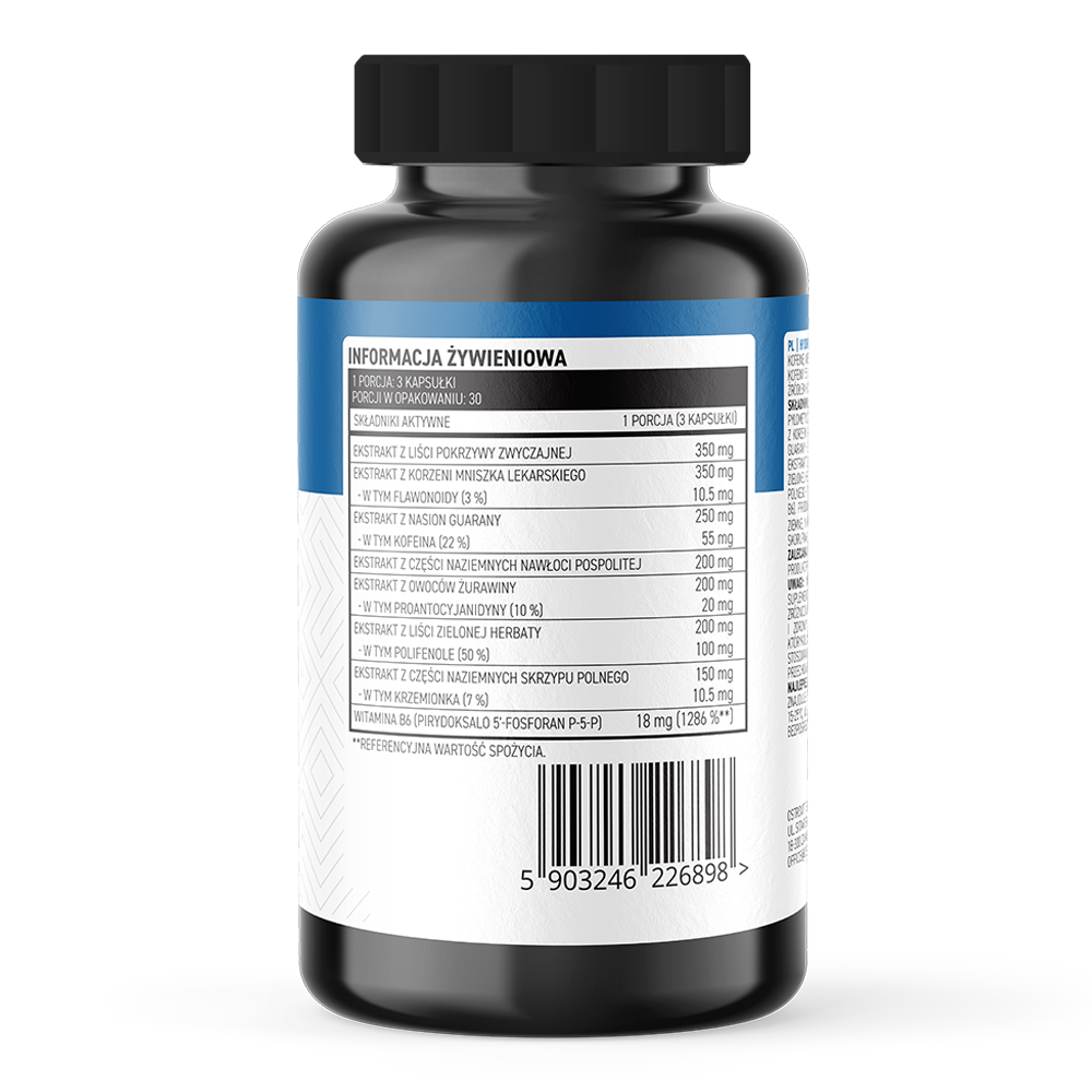 Composition of OstroVit Hydro Out Diuretic 90 caps