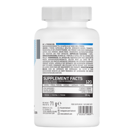 OstroVit L-Tyrosine 500 mg 120 kapsli kampaania