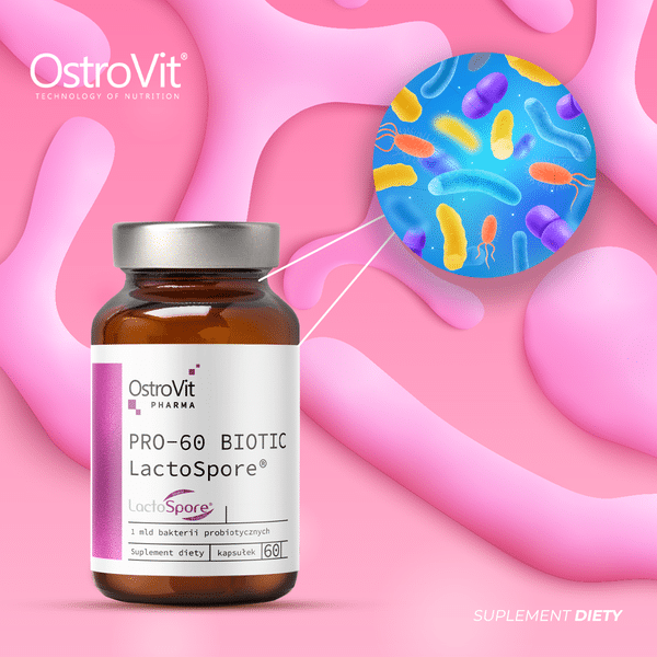 OstroVit Pharma PRO-60 BIOTIC LactoSpore 60 kapslit pilt