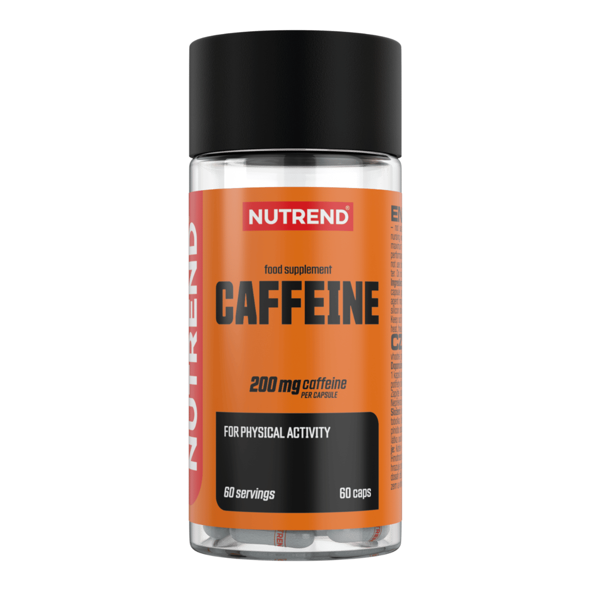 Nutrend Caffeine 200mg 60 kapsulių