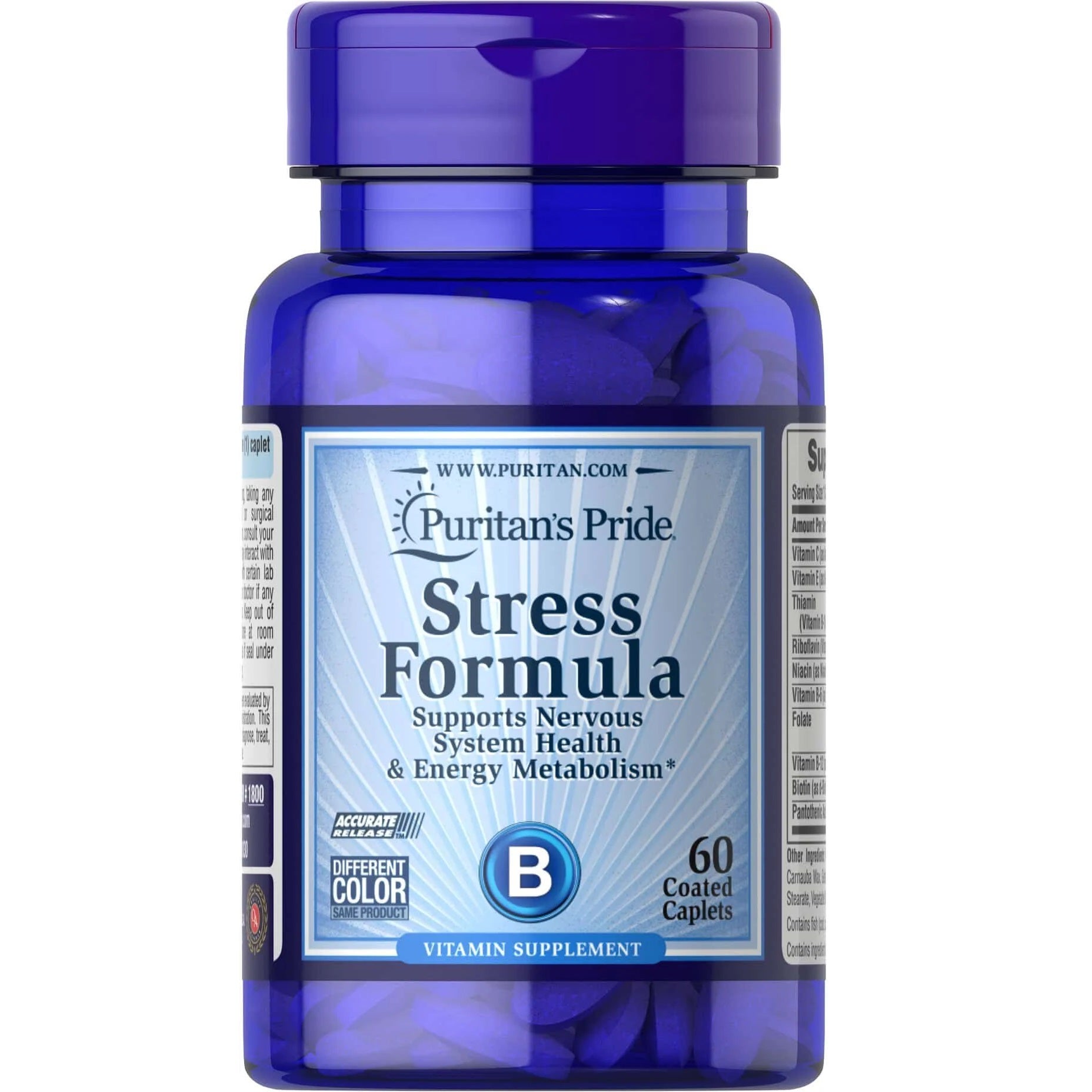 Puritan's Pride Stress Formula - 60 tabletti