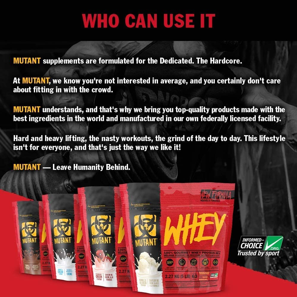 PVL Mutant Whey 2270 g. eeliseid