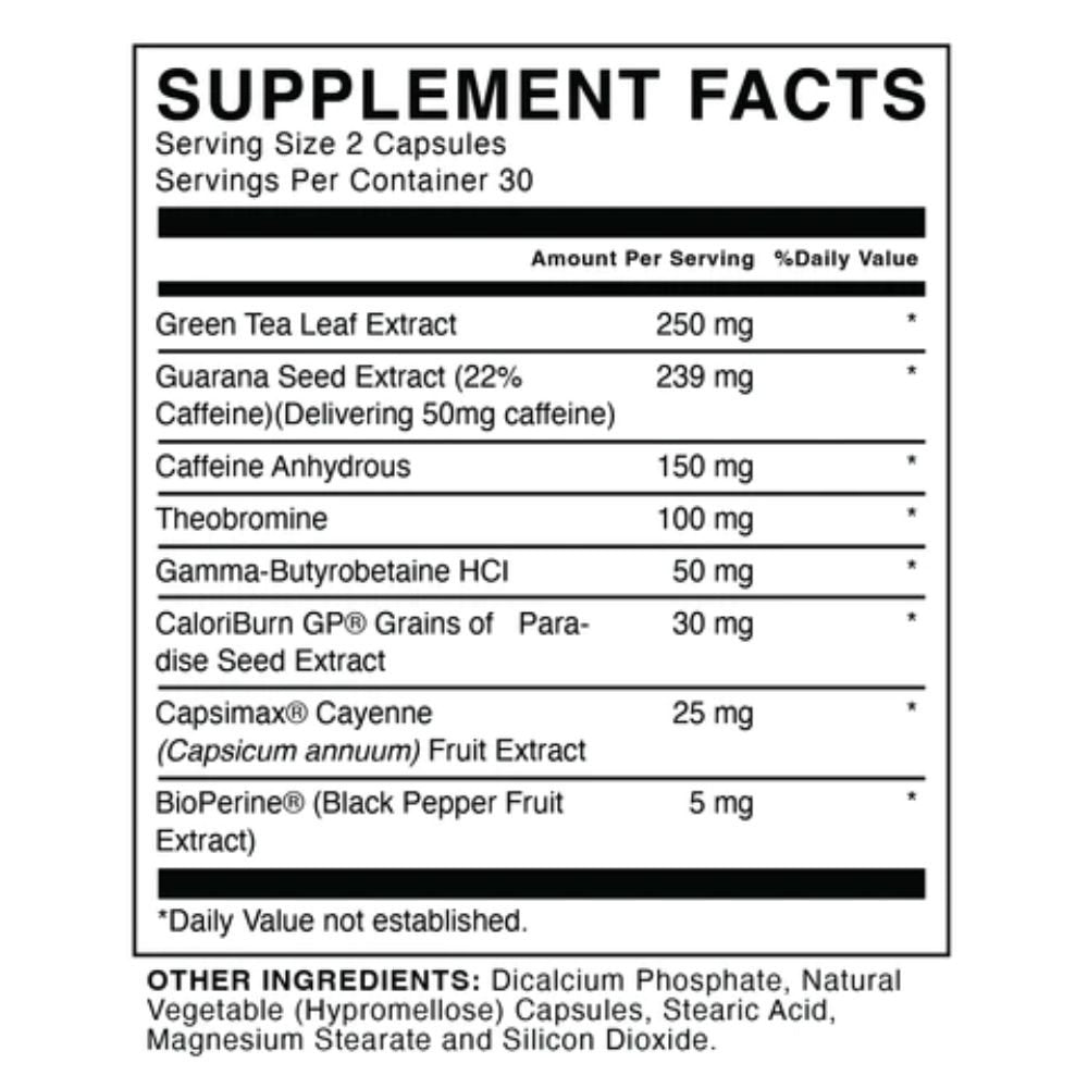 raw-essential-fat-burner-60-veg-caps-composition