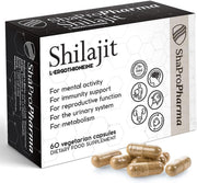 Shapropharma Shilajit L-Ergothioneine 60 taimetoidukapsli hind