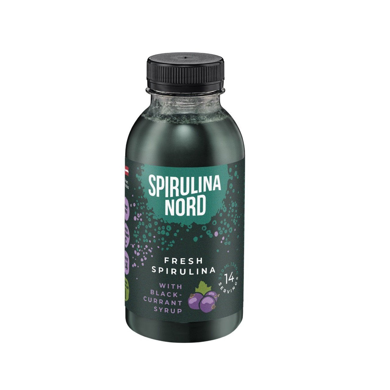 Spirulina Nord Värske spirulina mustasõstrasiirupis, 330ml