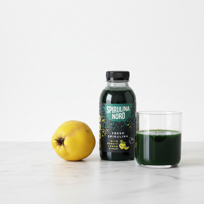 Spirulina Nord Värske spirulina põhjamaises sidrunisiirupis, 330ml supertoit