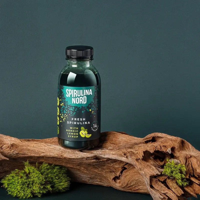 Spirulina Nord Värske spirulina põhjamaises sidrunisiirupis, 330ml küdooniaga