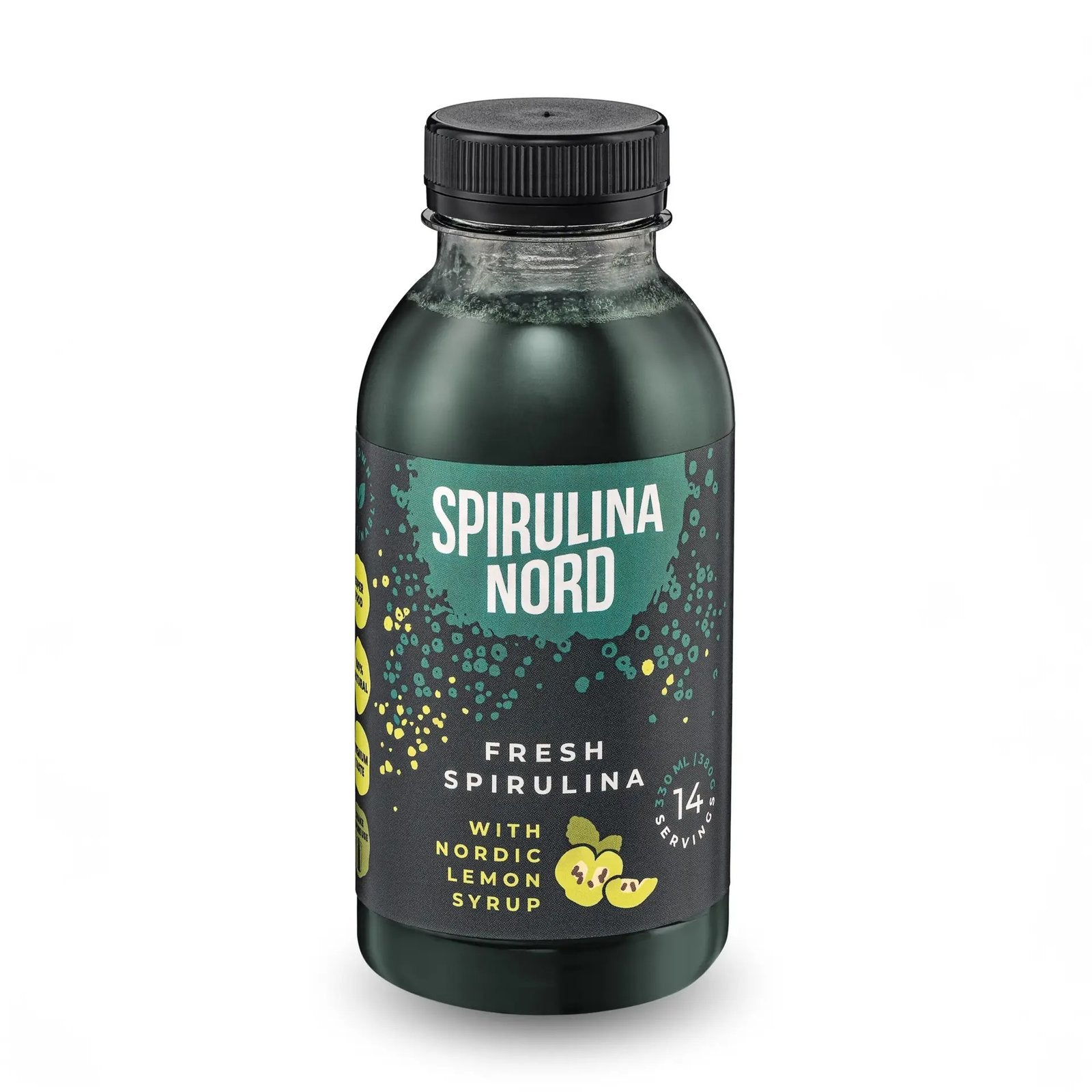 Spirulina Nord Värske spirulina põhjamaises sidrunisiirupis, 330ml