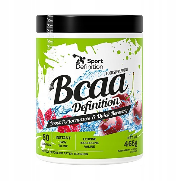 Sport Definition BCAA DEFINITION 465g PURKI VAARIKA-KIRSI ost
