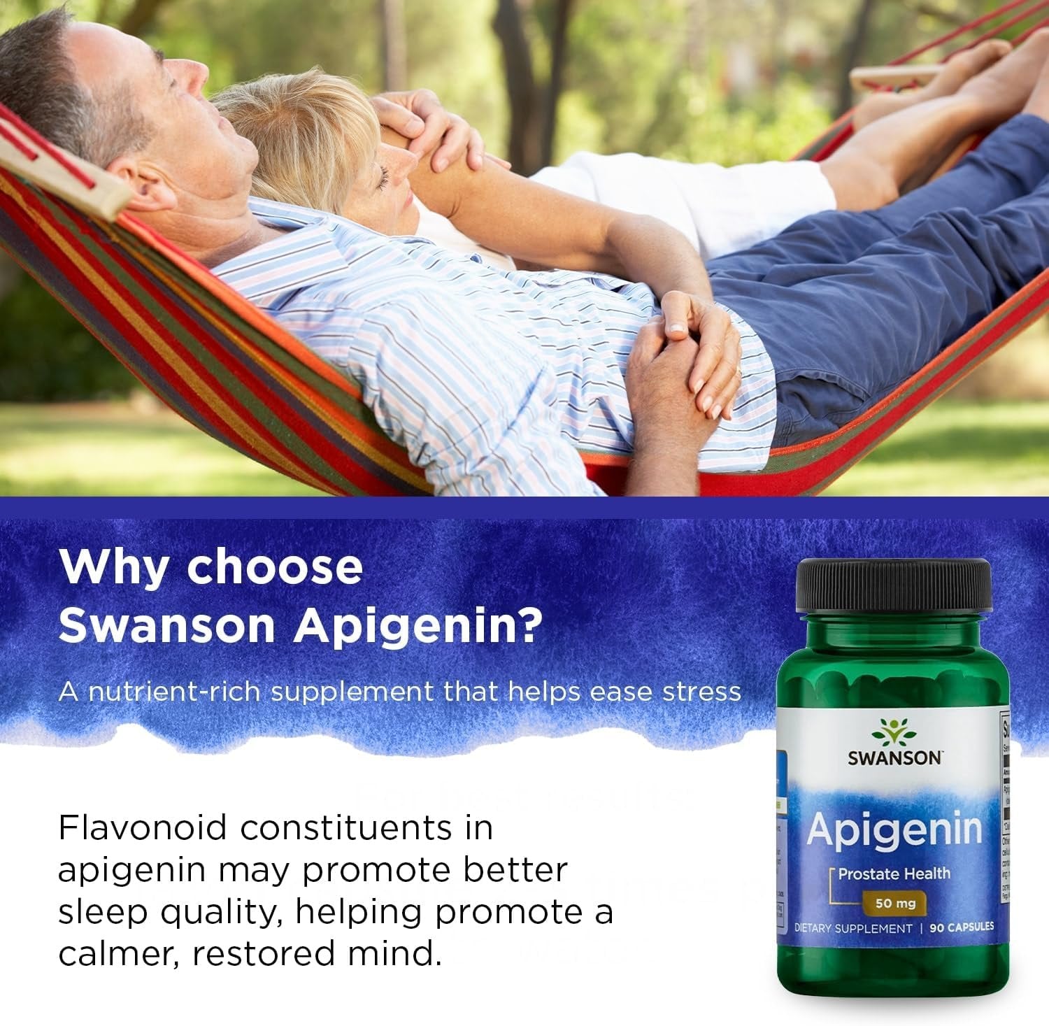 Miks valida Swanson Apigenin 50mg – 90 kapslit