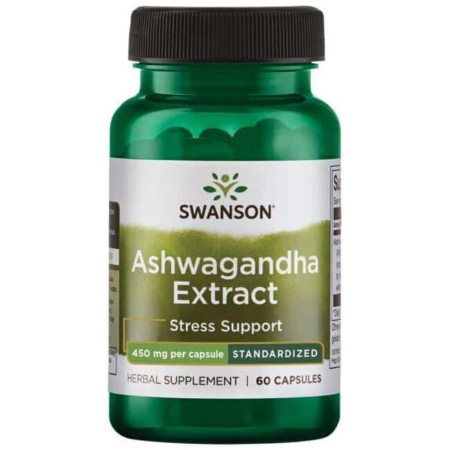 Swanson Ashwagandha ekstrakt 450mg 60kapslit hind