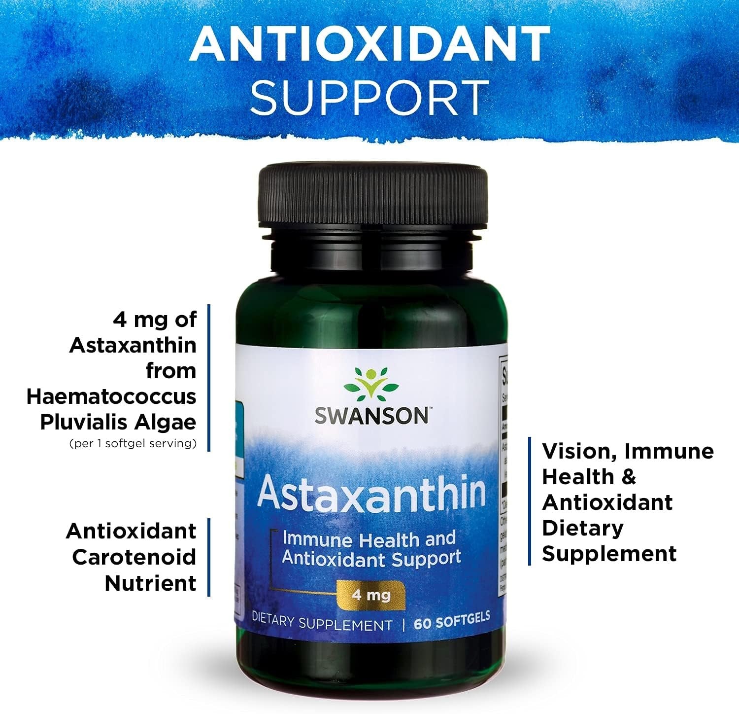 Swanson Astaxanthin 4mg 60caps promotion