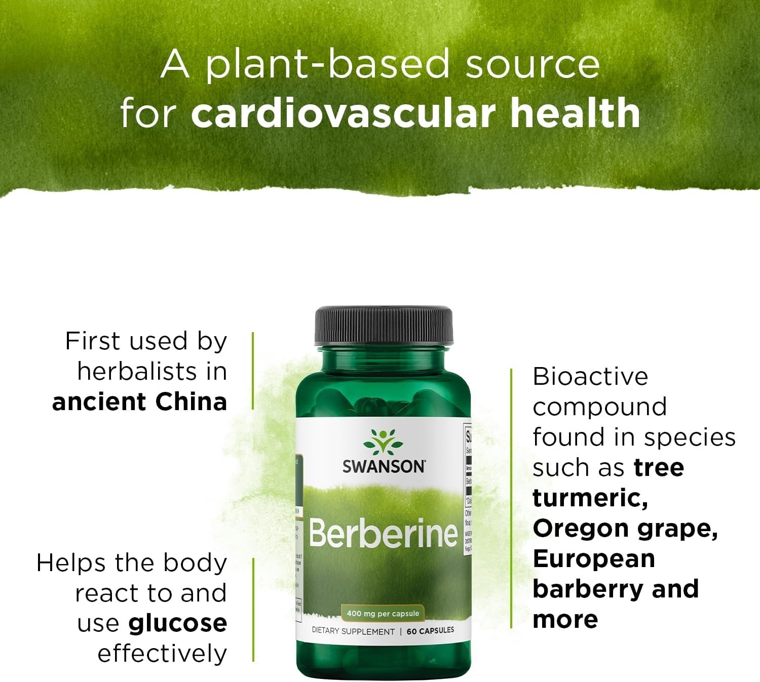 Swanson Berberine, 400 mg - 60 kapsli eelised