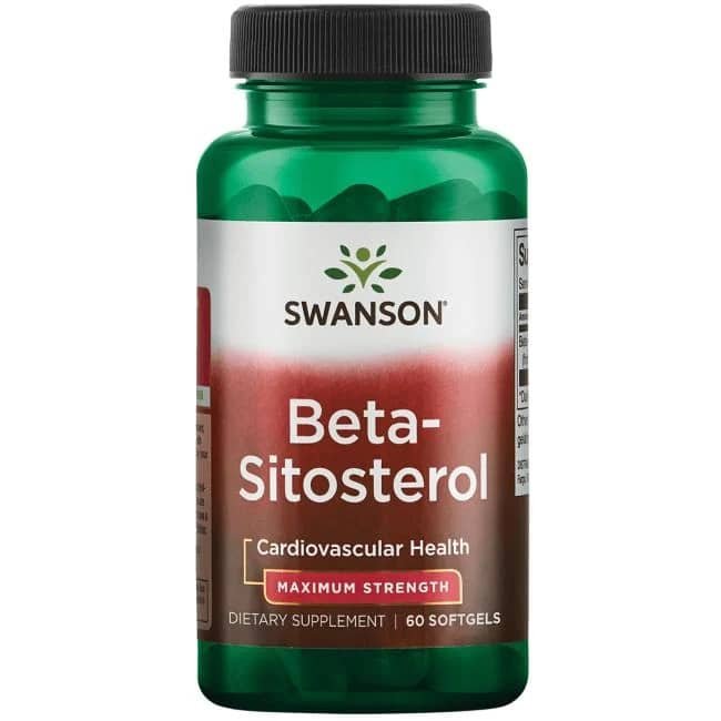 Swansoni beeta-sitosterooli maksimaalse tugevuse 160 mg hind 60 pehmet geeli