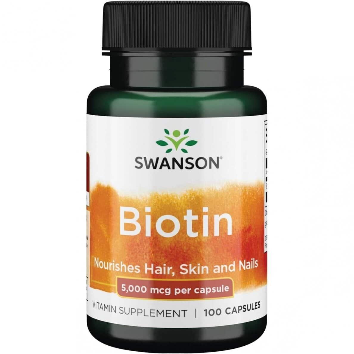 Swanson Biotin 5000 mcg 100 kapslit