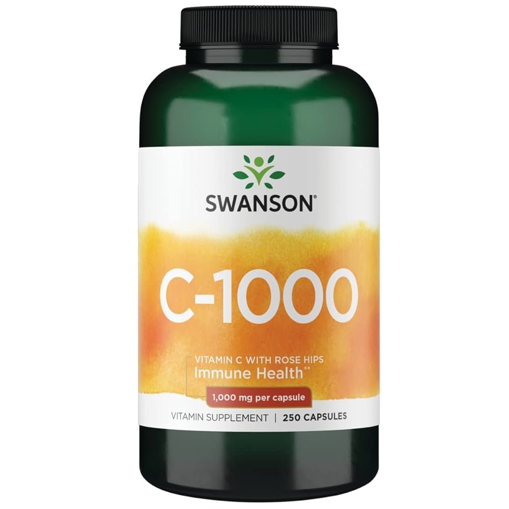 Swanson C-1000 C-vitamiin, 1000mg, hind N250