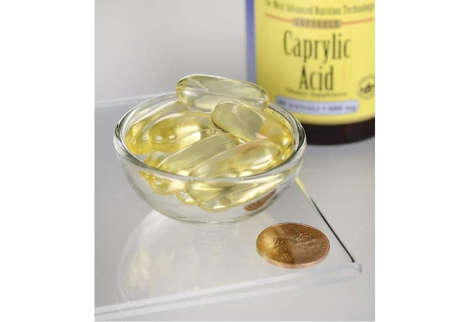 Swanson Caprylic Acid korgi suurus