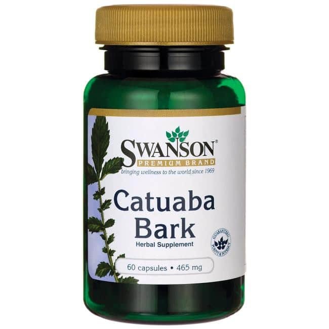 Swanson Catuaba Bark 465mg 60 caps hind