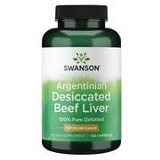 Swanson kuivatatud veisemaks, 500 mg – 100% puhas rasvatustatud – 120 kapslit