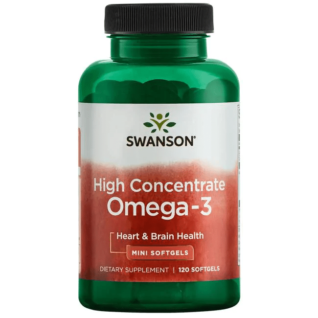 Swansoni EFA kõrge kontsentratsiooniga Omega 3 120 pehmete geelide hind