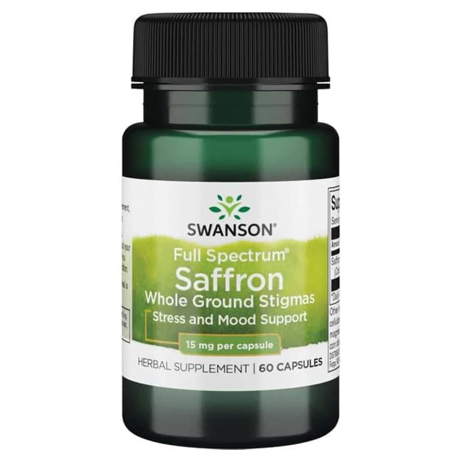 Swanson täisspektri safran 15 mg 60 kapslit