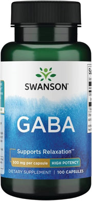 Swanson GABA 500mg 100 caps hinnapakkumine