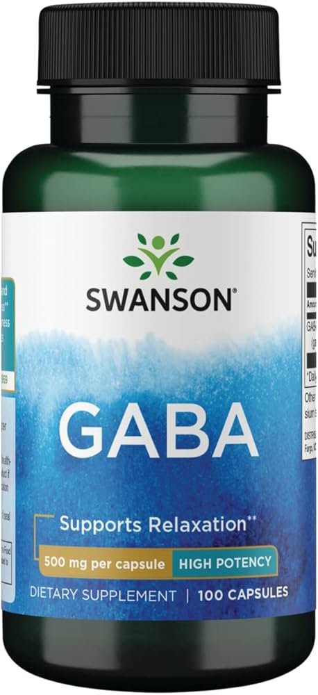 Swanson GABA 500mg 100 caps price promotion