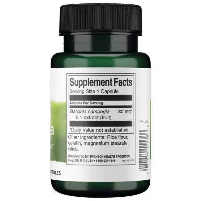 SWANSON Garcinia Cambogia Extract 80mg 60caps hind