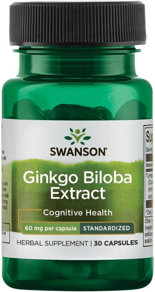 Price of Swanson Ginkgo Biloba Extract 60mg 30 cap
