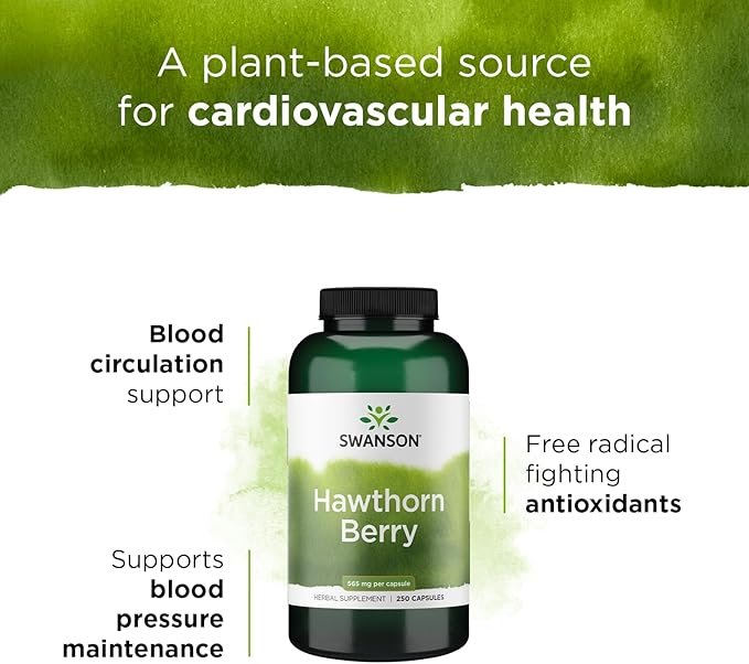 Effects of Swanson Hawthorn Berry 565mg 250 caps