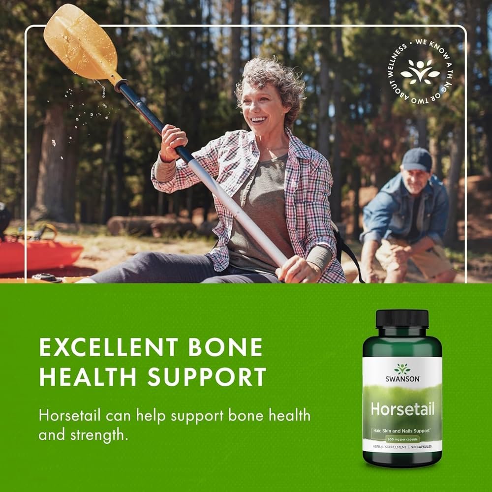 Swanson Horsetail, 500mg - 90 caps for bones