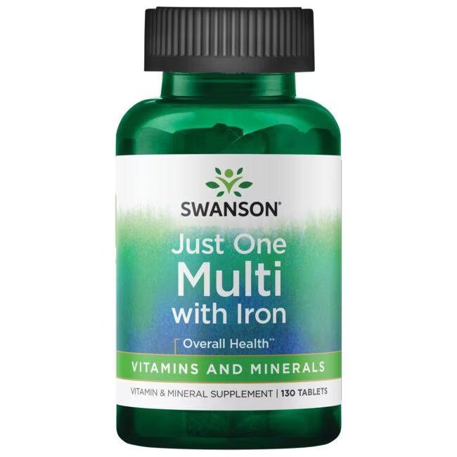 Swanson Just One Multi koos triikrauaga, 130 tabletti hinnasoodustus