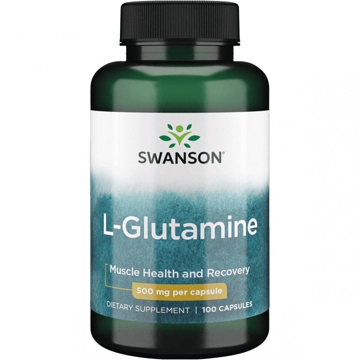 Swanson L-glutamiin 500 mg 100 kapslit