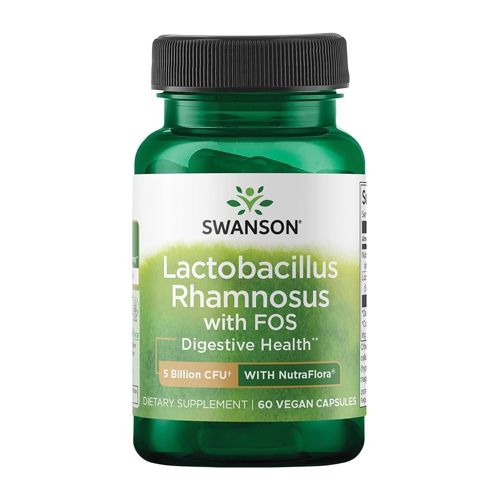 Swanson Lactobacillus Rhamnosuse hind, 60 kapslit