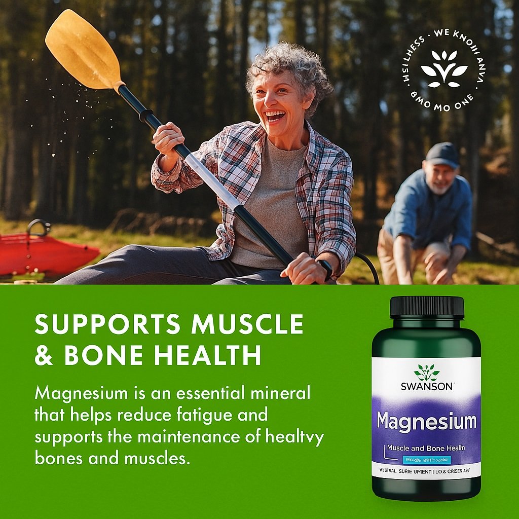 Swanson-magneesium - 200 mg - 250 kapslit
